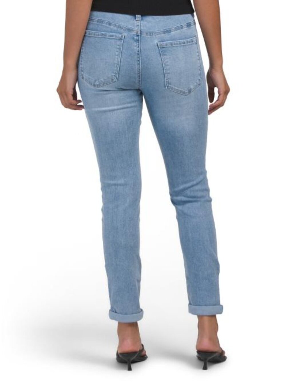 D. JEANS High Rise Baby Roll Skinny Jeans - Picture 2 of 3